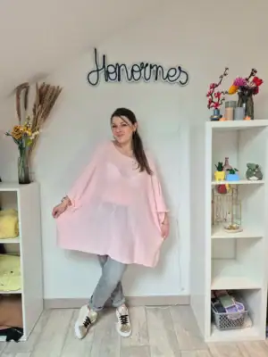 Pull Coral rose pale