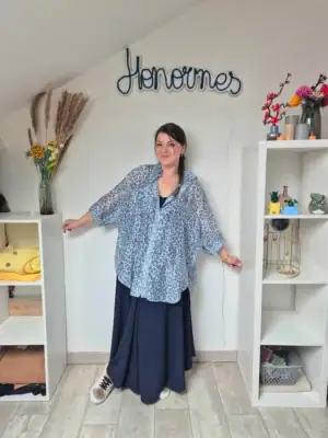 Chemise Killeen bleu