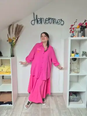 Chemise Amarillo fuchsia