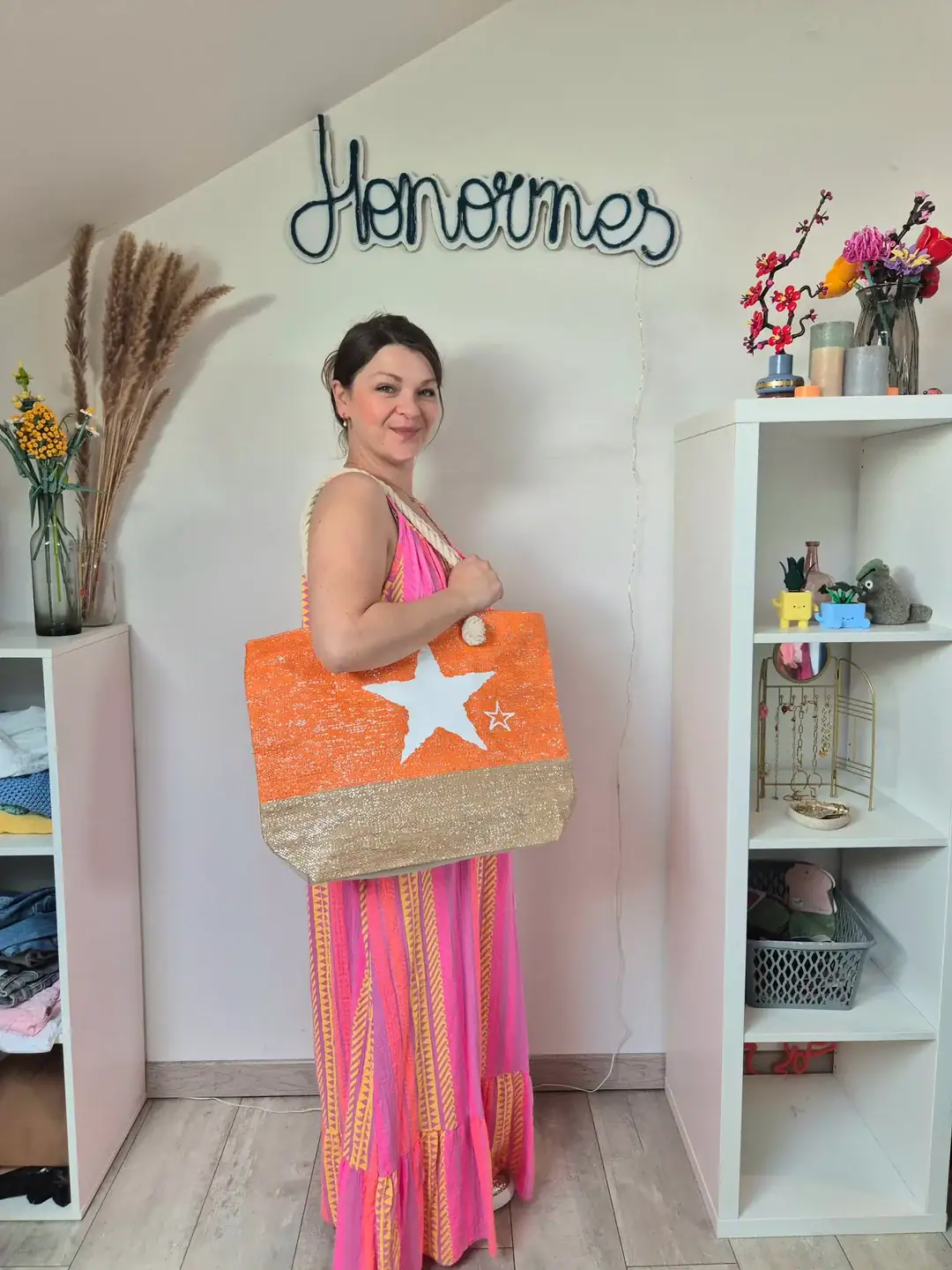 Sac Cabas Staros orange – Image 2
