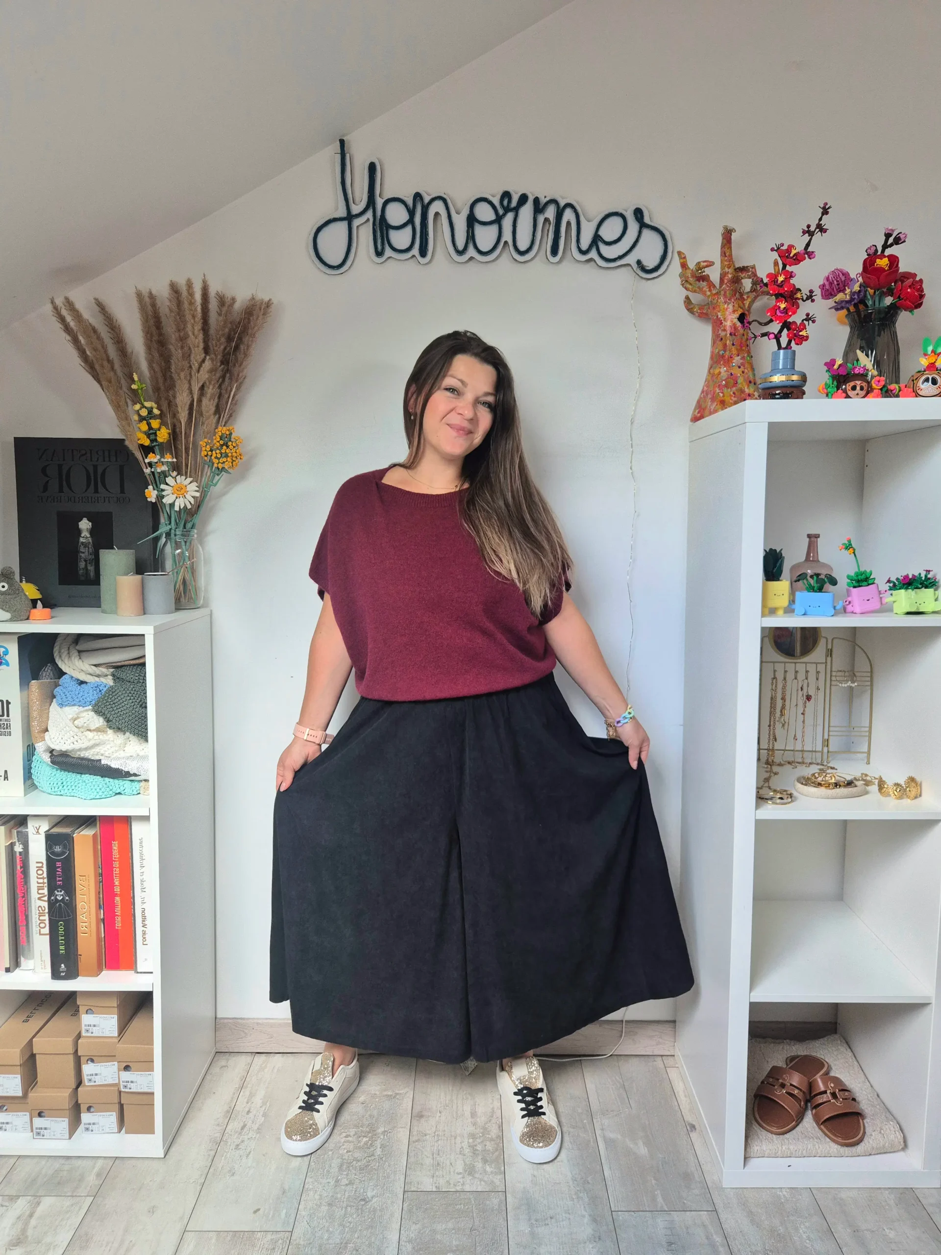 Jupe culotte Gray noir