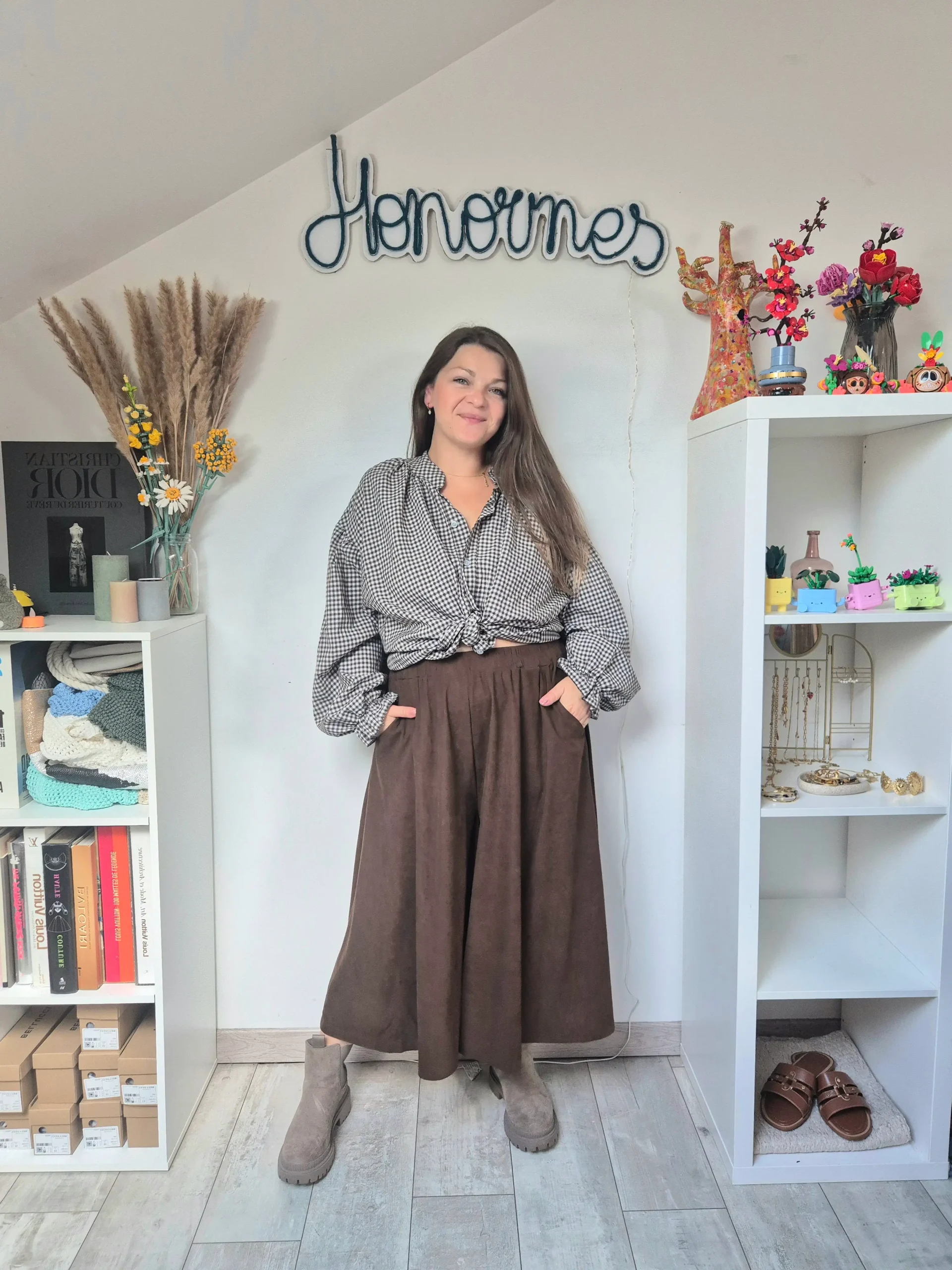 Jupe culotte Gray choco
