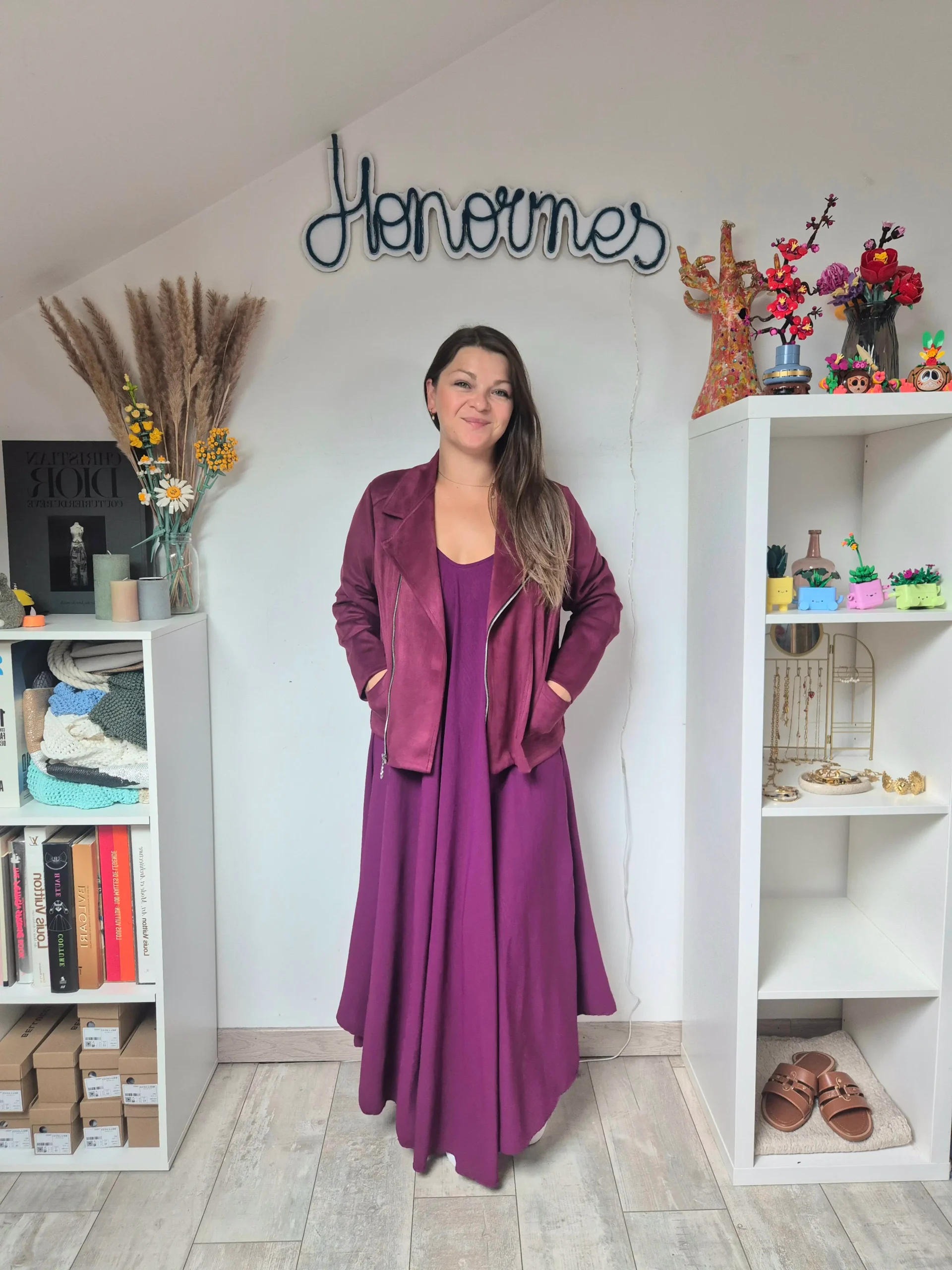 Robe Lucy prune – Image 2