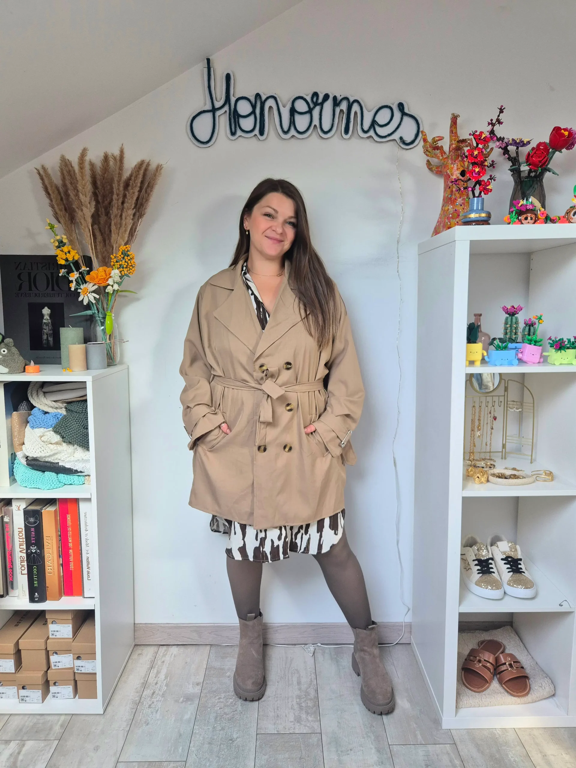 Trench Silvio camel – Image 2