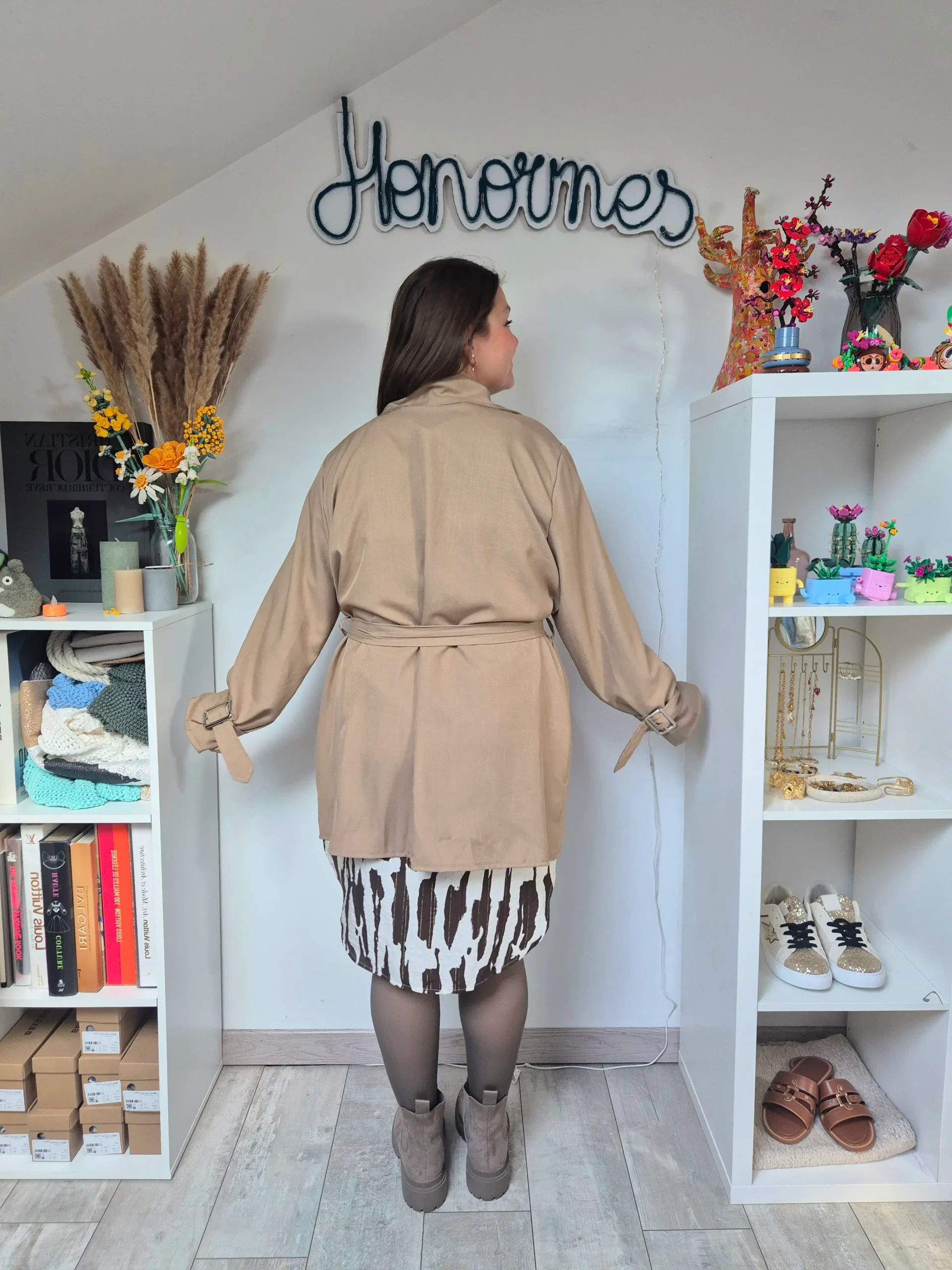 Trench Silvio camel – Image 3