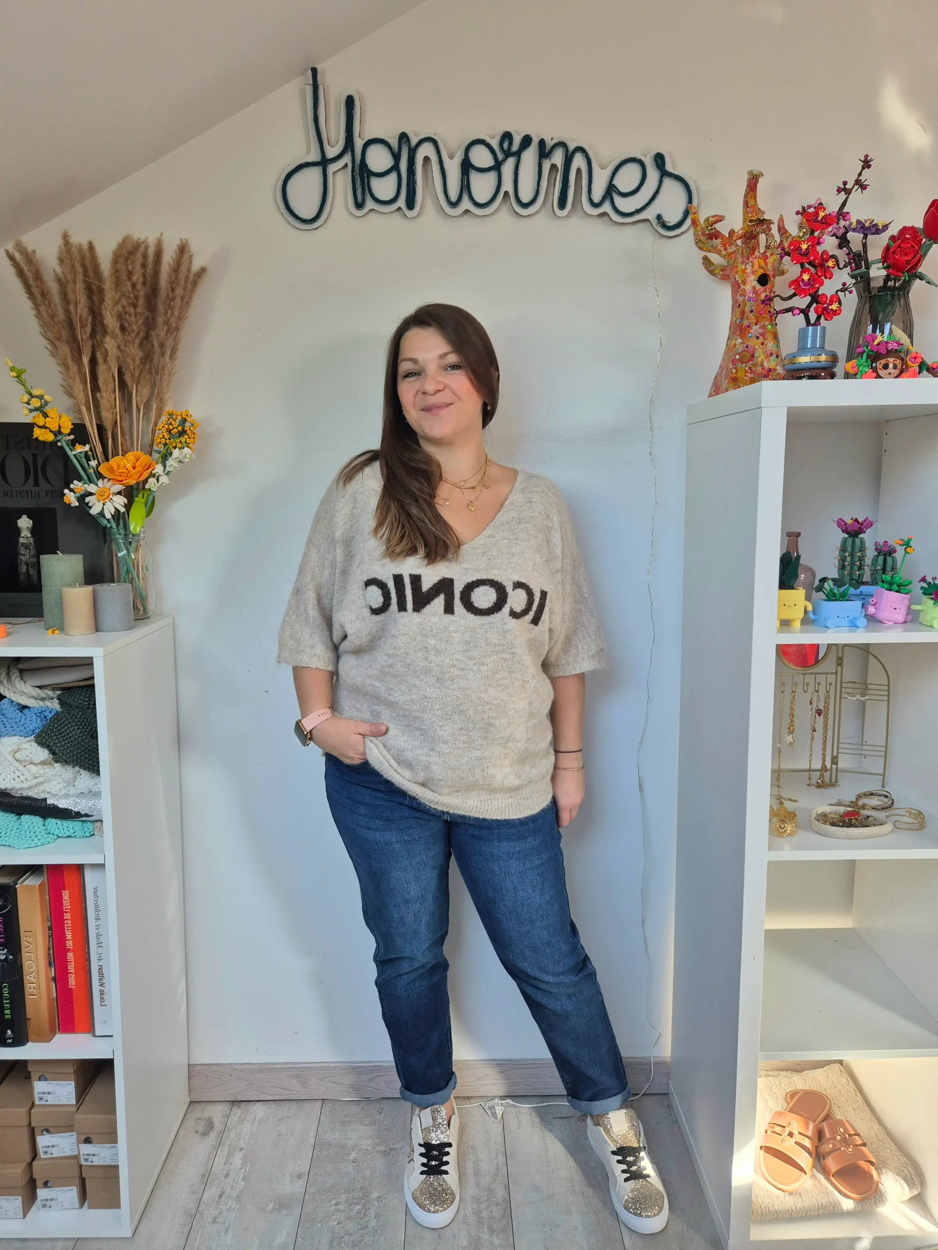 Pull Iconic beige – Image 2
