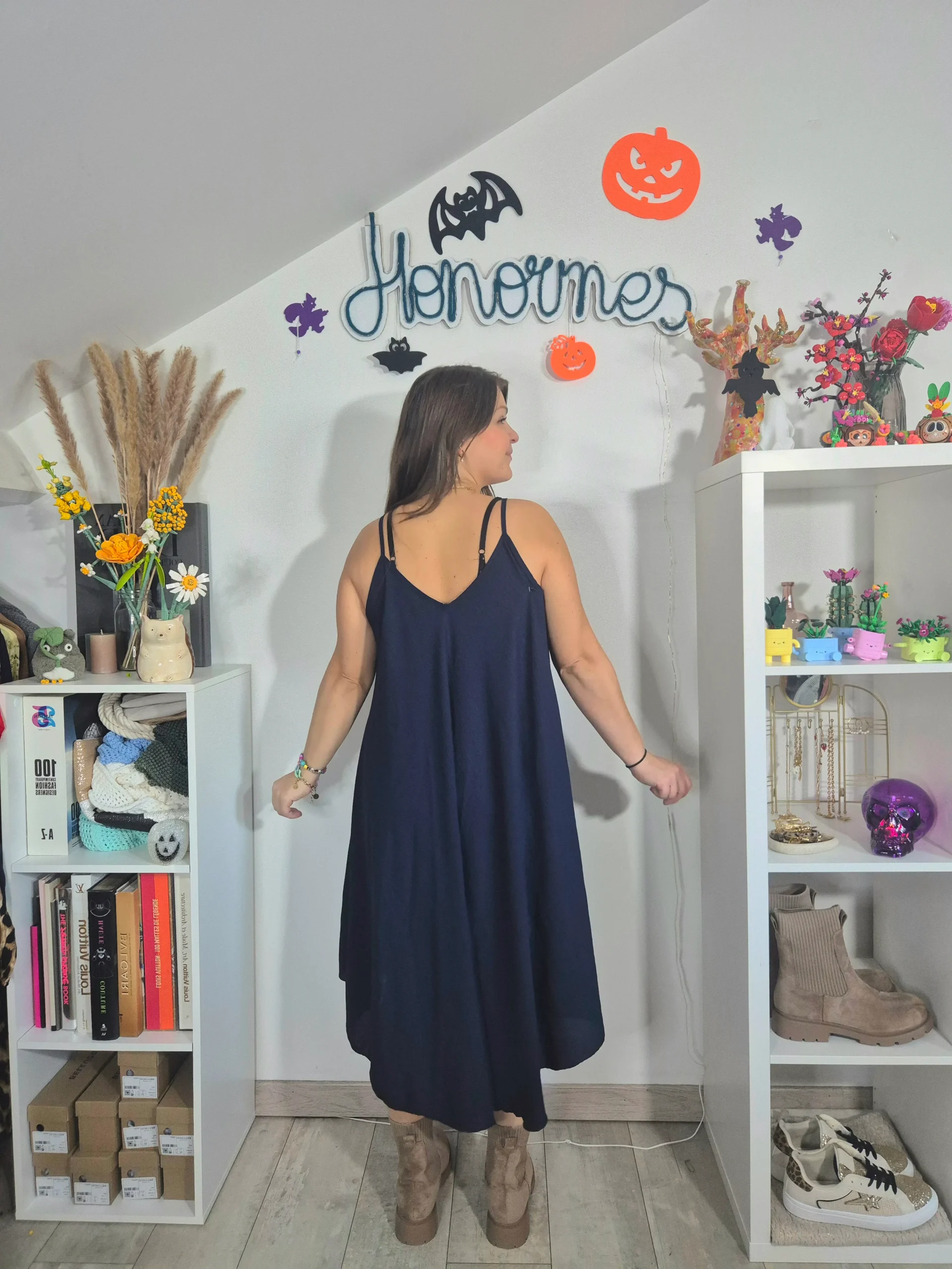 Robe Lucynette marine – Image 3