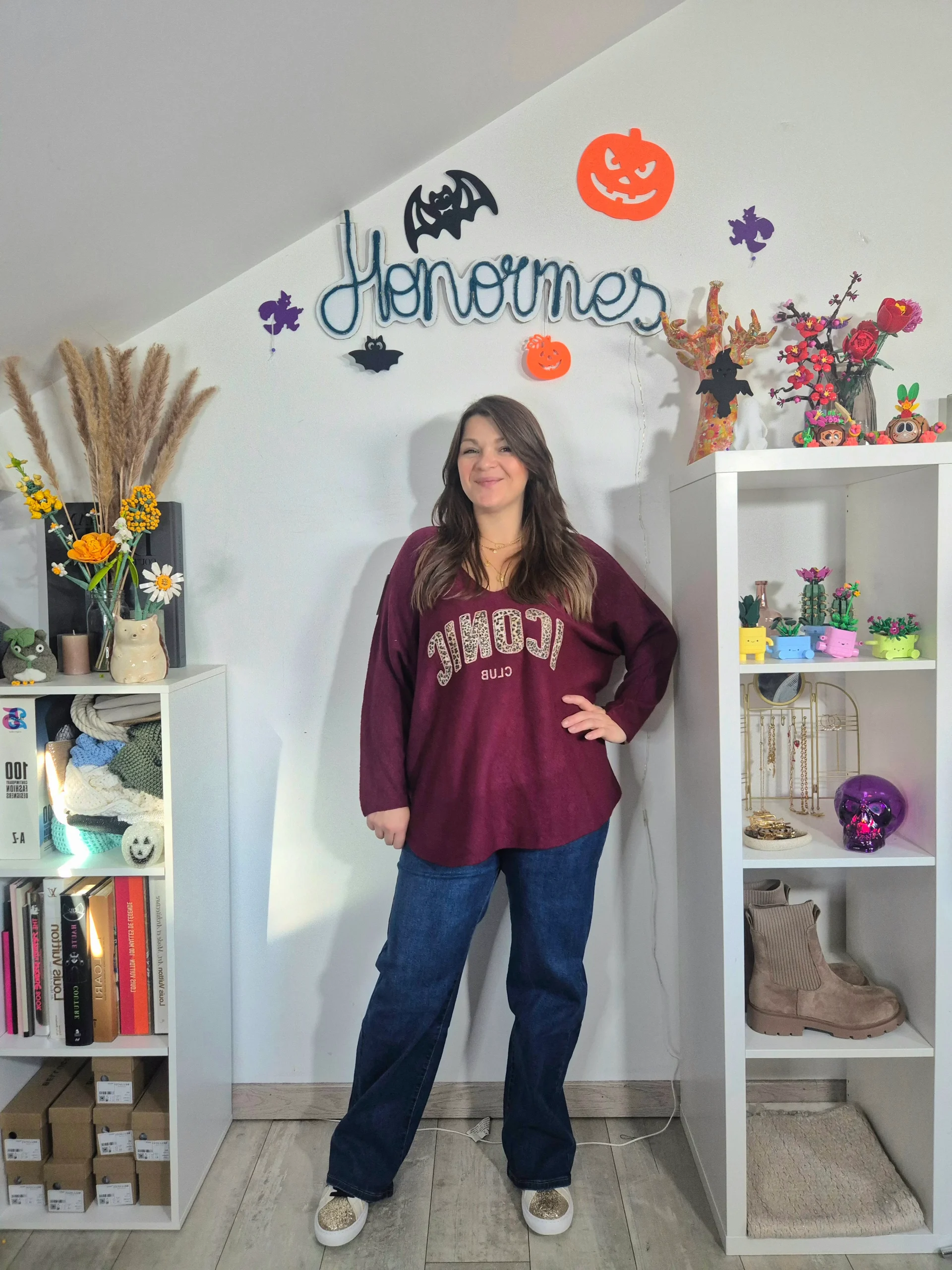 Pull Léonic bordeaux – Image 2