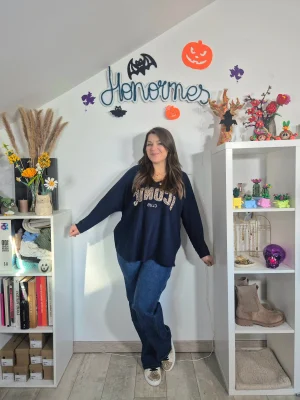 Pull Léonic marine